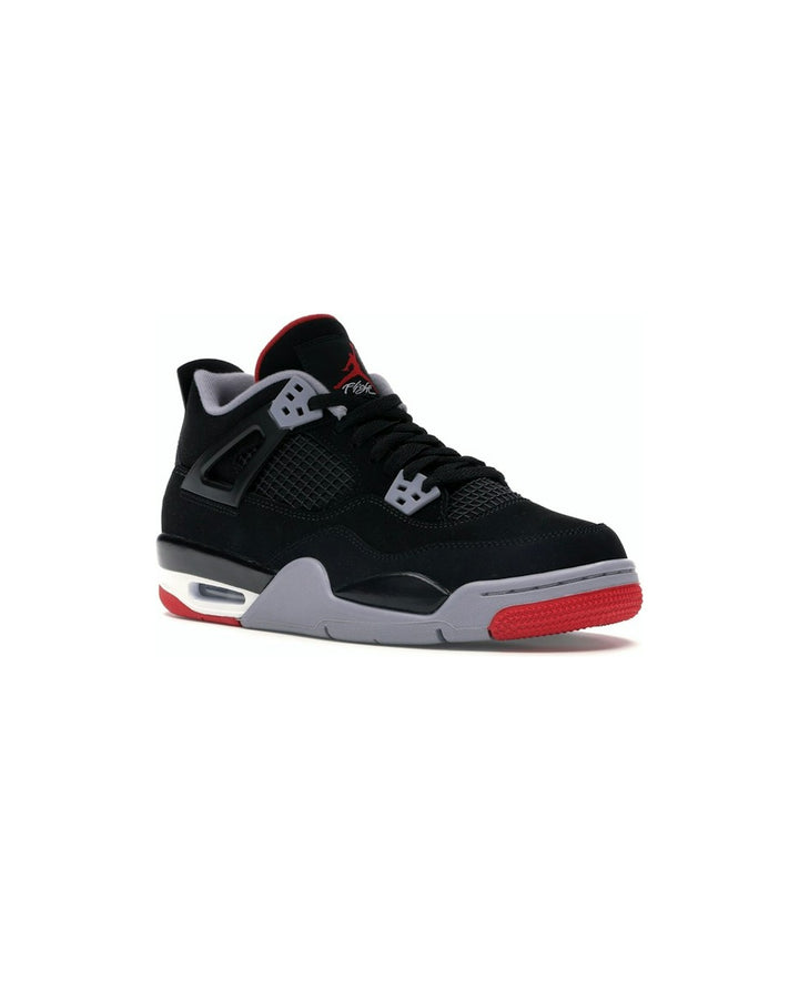 NIKE KIDS' AIR JORDAN 4 RETRO GS BRED - תמונה 3