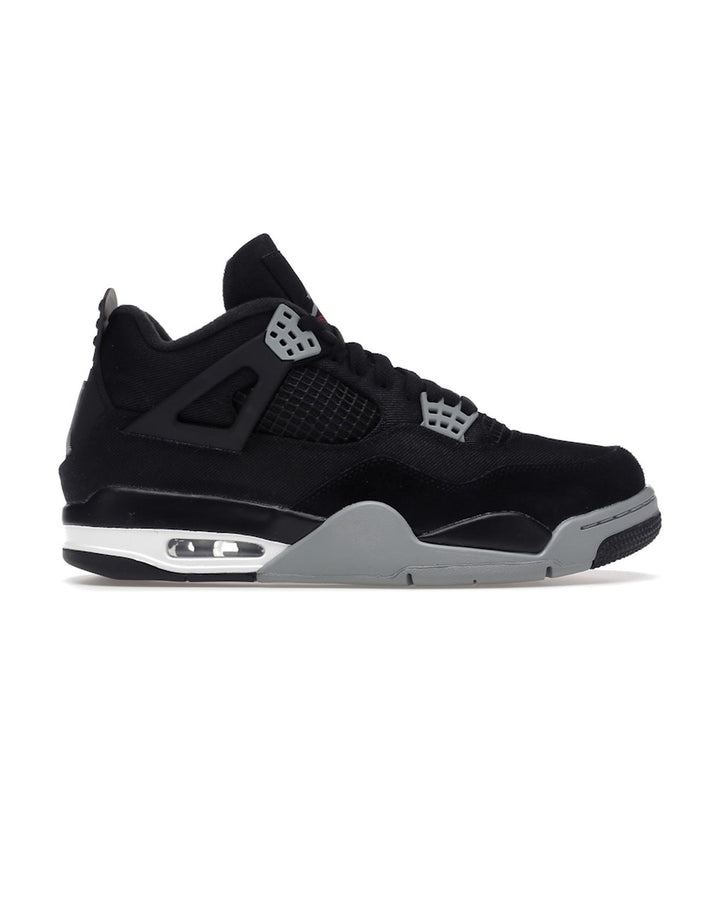 NIKE MEN'S AIR JORDAN 4 RETRO SE BLACK CANVAS