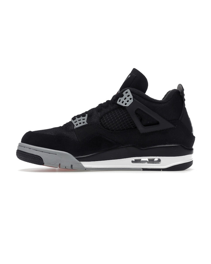 NIKE MEN'S AIR JORDAN 4 RETRO SE BLACK CANVAS