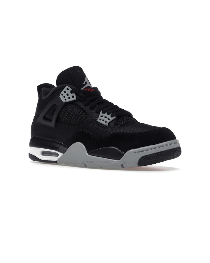 NIKE MEN'S AIR JORDAN 4 RETRO SE BLACK CANVAS