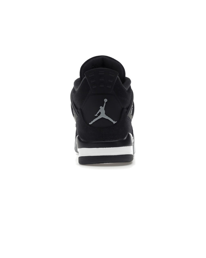 NIKE MEN'S AIR JORDAN 4 RETRO SE BLACK CANVAS