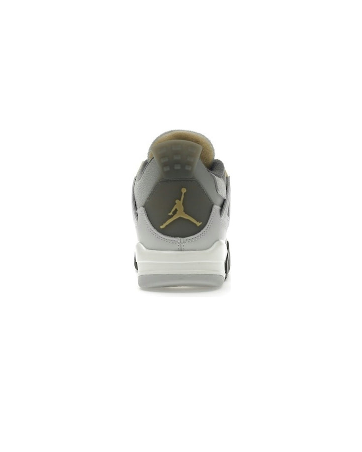NIKE KIDS' AIR JORDAN 4 RETRO SE GS CRAFT PHOTON DUST - סניקרס נוער נייקי אייר ג׳ורדן 4 רטרו קראפט אפור בהיר ושמנת - מידות נוער 35.5-40 - תמונה 6