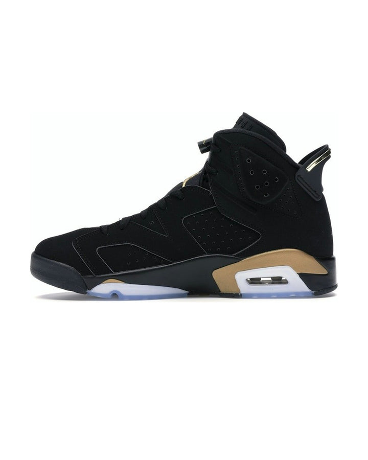 NIKE MEN'S AIR JORDAN 6 RETRO DMP BLACK GOLD - סניקרס נייקי אייר ג׳ורדן 6 רטרו שחור וזהב לגברים - תמונה 2