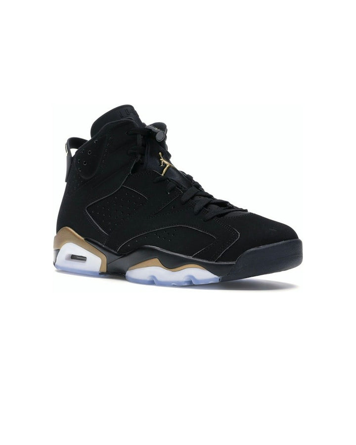 NIKE MEN'S AIR JORDAN 6 RETRO DMP BLACK GOLD - סניקרס נייקי אייר ג׳ורדן 6 רטרו שחור וזהב לגברים - תמונה 3