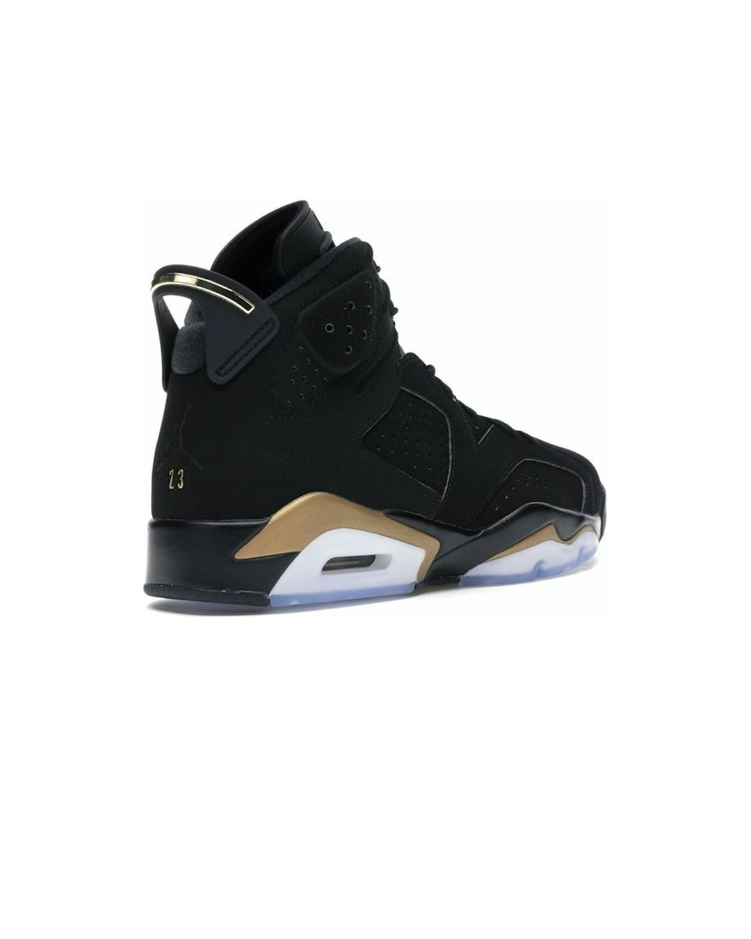 NIKE MEN'S AIR JORDAN 6 RETRO DMP BLACK GOLD - סניקרס נייקי אייר ג׳ורדן 6 רטרו שחור וזהב לגברים - תמונה 4