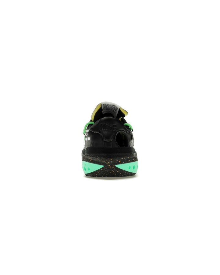 NIKE MEN'S BLAZER LOW '77 X OFF-WHITE ELECTRO GREEN - סניקרס נייקי בלייזר לואו אוף-וויט שחור וירוק לגברים - תמונה 6