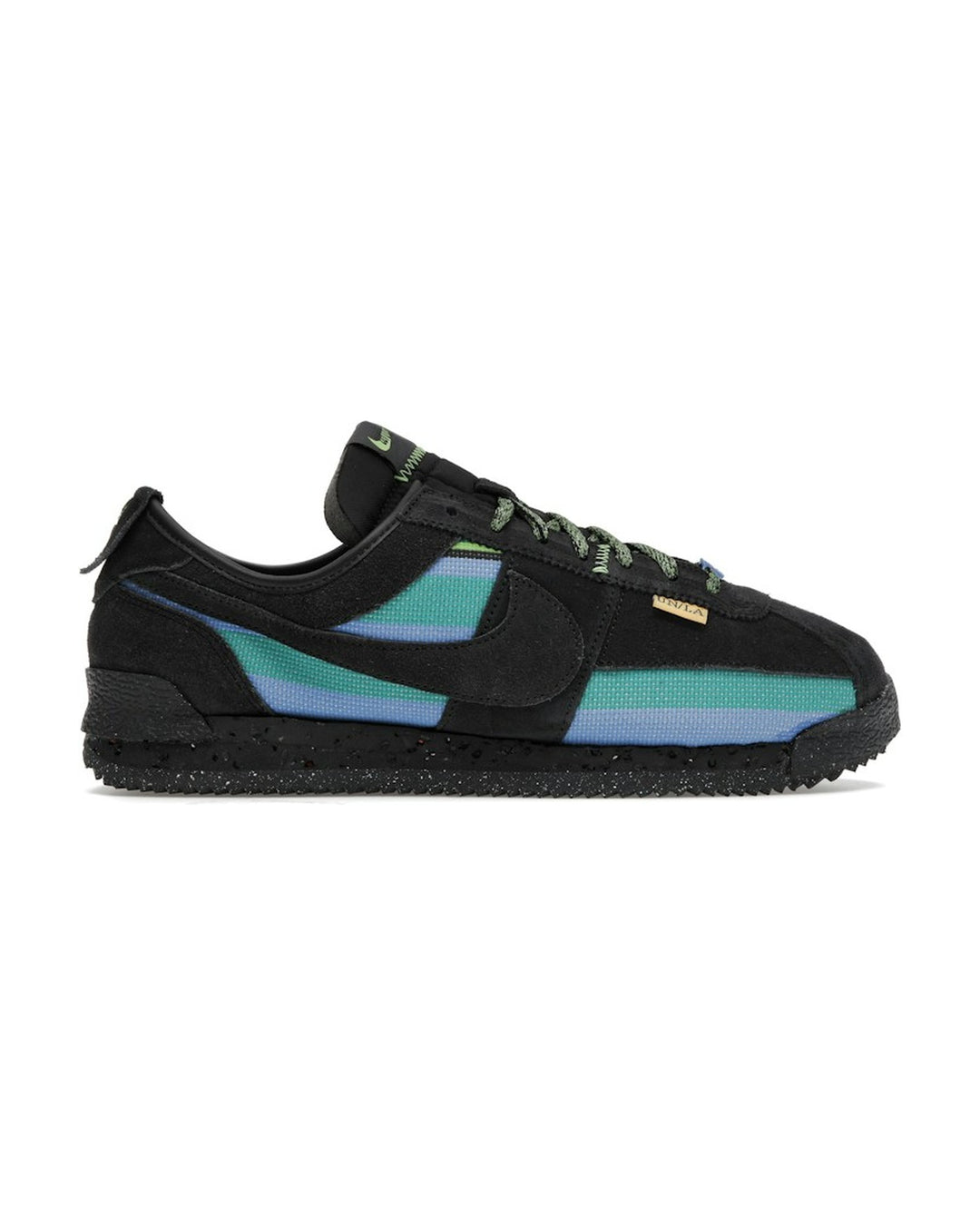NIKE MEN'S CORTEZ SP X UNION OFF NOIR - סניקרס נייקי קורטז יוניון שחור וטורקיז לגברים - תמונה 1