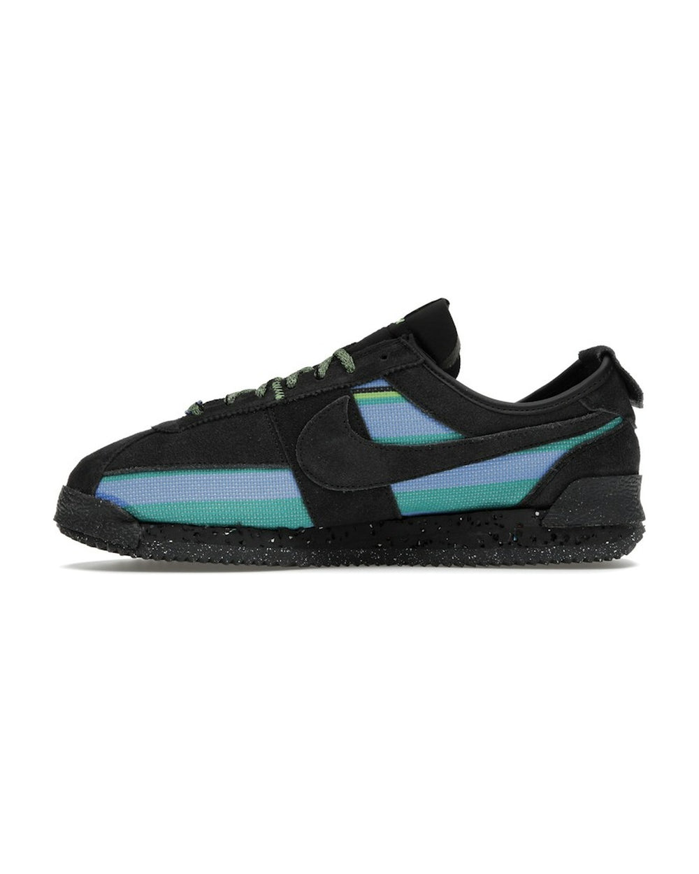 NIKE MEN'S CORTEZ SP X UNION OFF NOIR - סניקרס נייקי קורטז יוניון שחור וטורקיז לגברים - תמונה 2