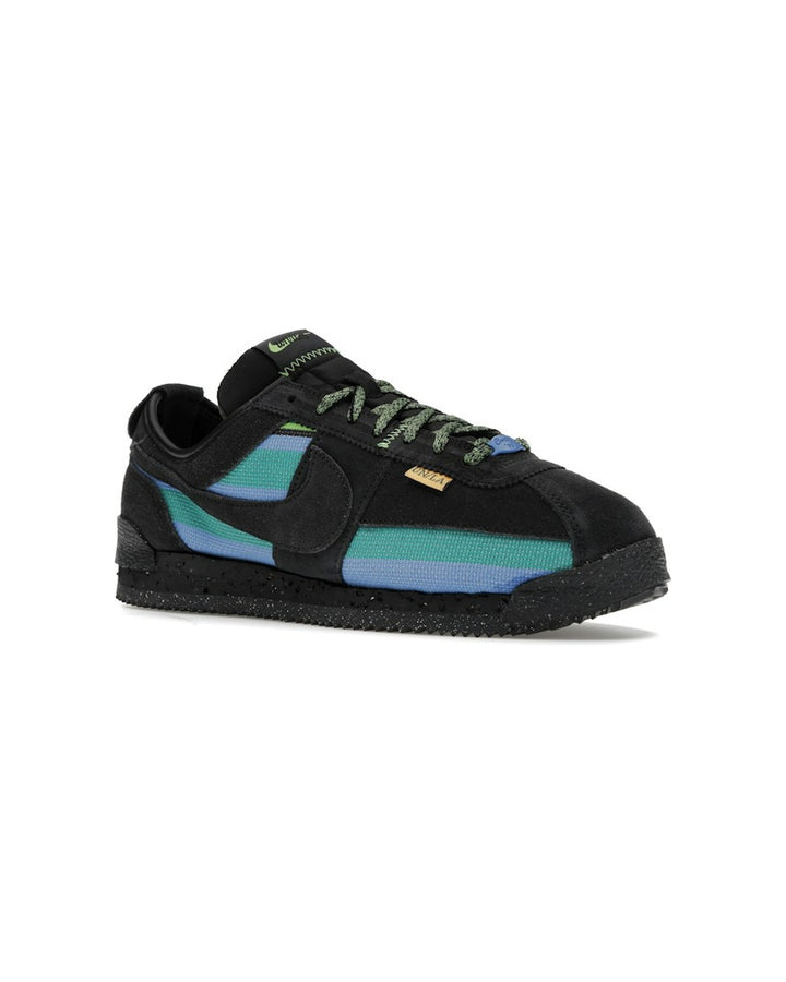 NIKE MEN'S CORTEZ SP X UNION OFF NOIR - סניקרס נייקי קורטז יוניון שחור וטורקיז לגברים - תמונה 3