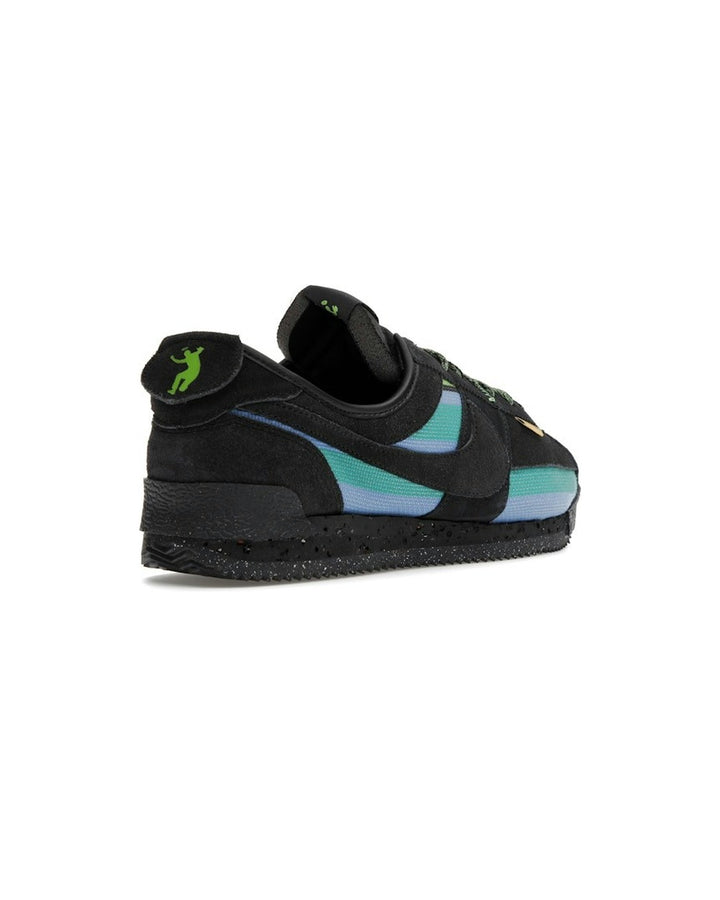NIKE MEN'S CORTEZ SP X UNION OFF NOIR - סניקרס נייקי קורטז יוניון שחור וטורקיז לגברים - תמונה 4