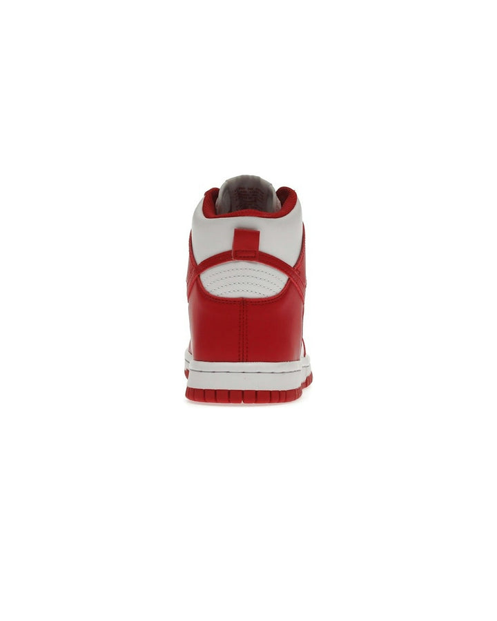 NIKE KIDS' DUNK HIGH GS UNIVERSITY RED - סניקרס נוער נייקי דאנק היי לבן ואדום - מידות נוער 35.5-40 - תמונה 6