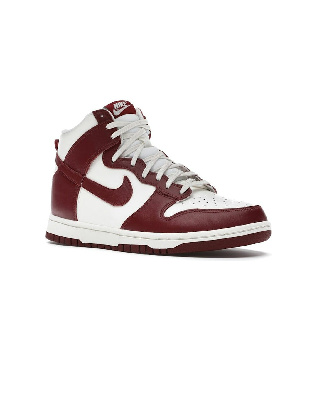 NIKE WOMEN'S DUNK HIGH SAIL TEAM RED סניקרס נייקי דאנק היי שמנת ובורדו לנשים