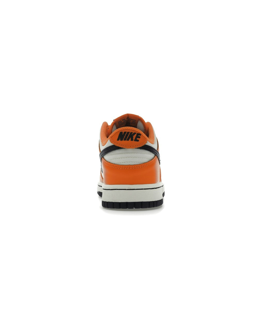 NIKE KIDS' DUNK LOW GS PHANTOM SAFETY ORANGE סניקרס נוער נייקי דאנק לואו שמנת שחור וכתום - מידות נוער 35.5-40