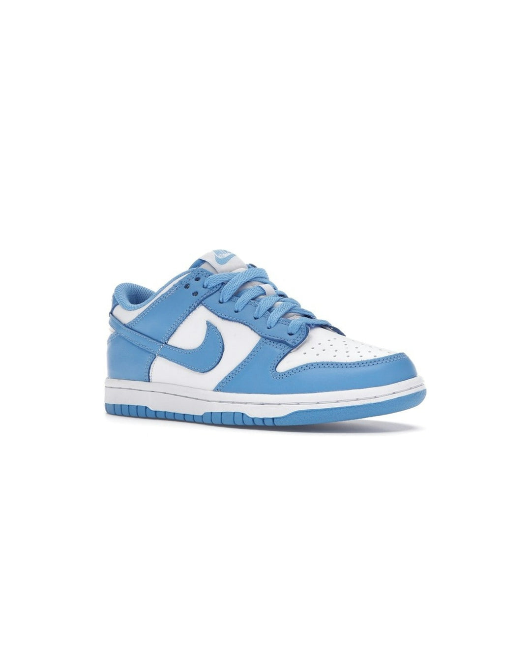 NIKE KIDS' DUNK LOW GS UNC סניקרס נוער נייקי דאנק לואו לבן ותכלת - מידות נוער 35.5-40