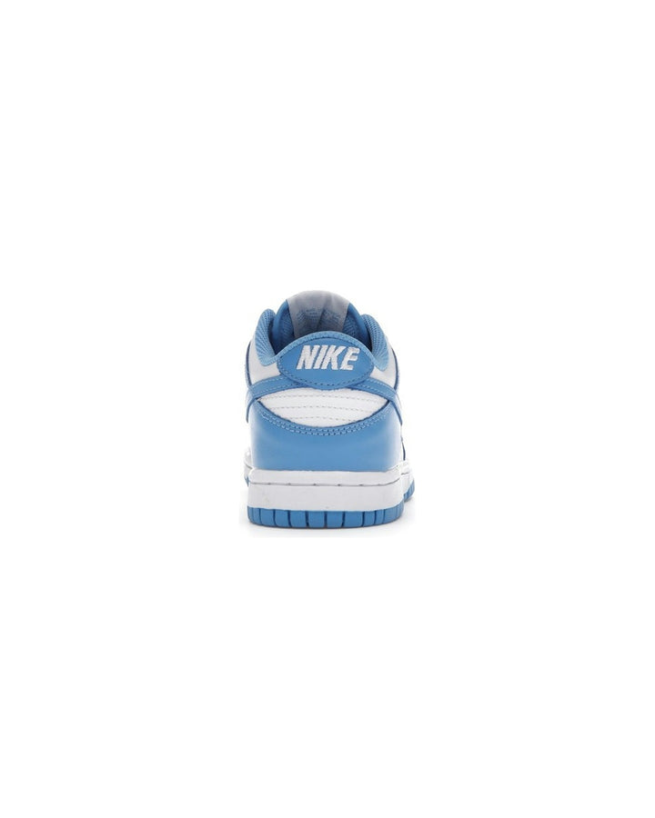 NIKE KIDS' DUNK LOW GS UNC סניקרס נוער נייקי דאנק לואו לבן ותכלת - מידות נוער 35.5-40