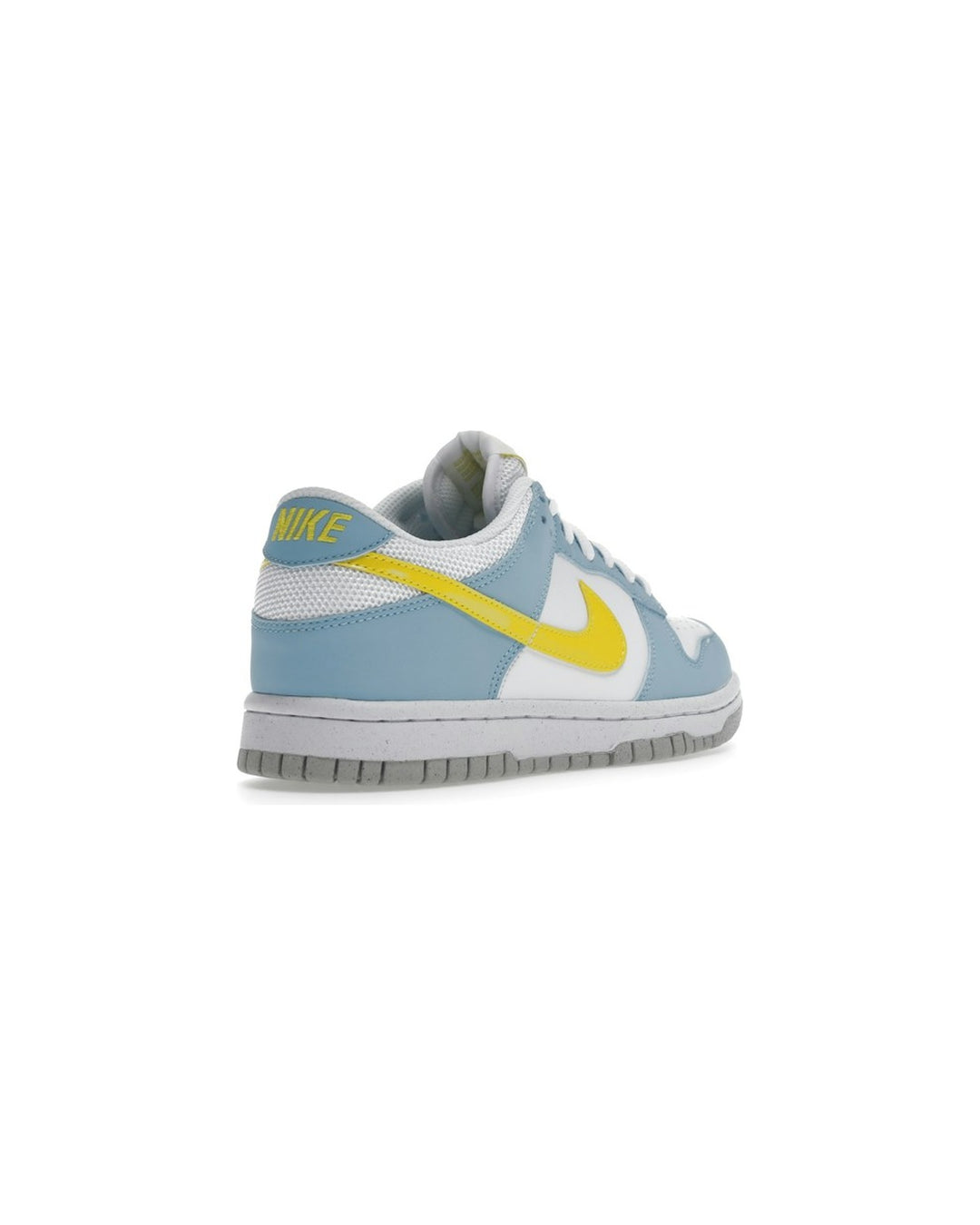 NIKE KIDS' DUNK LOW NEXT NATURE GS HOMER SIMPSON - סניקרס נוער נייקי דאנק לואו תכלת וצהוב - מידות נוער 35.5-40 - תמונה 4