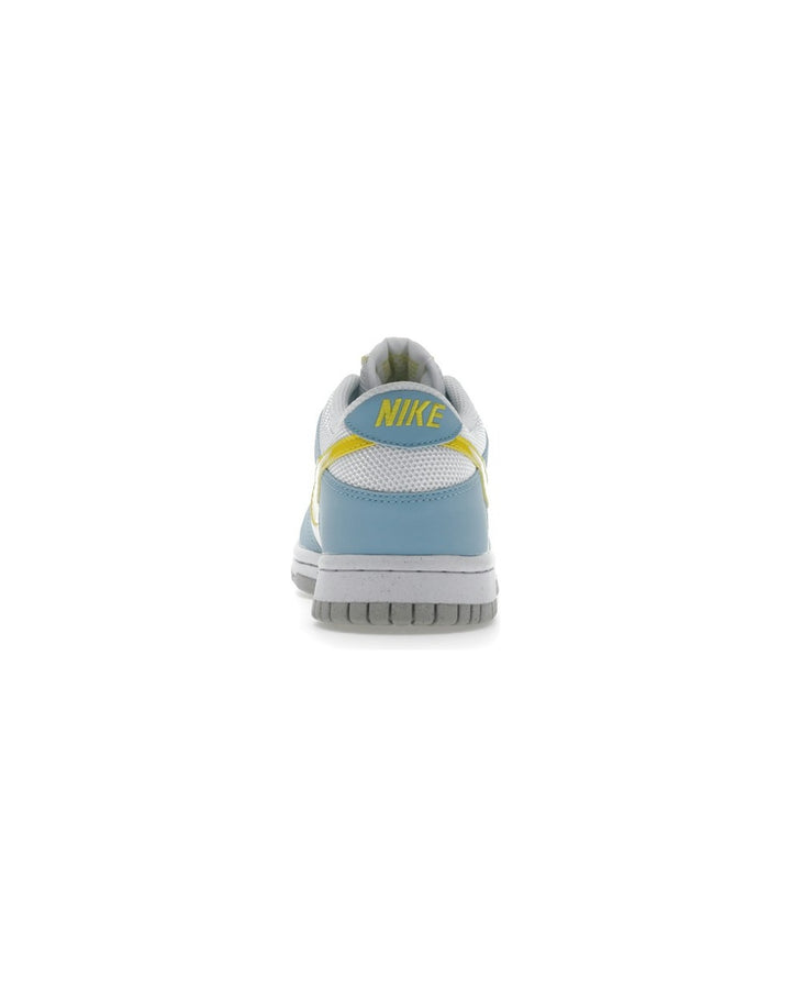 NIKE KIDS' DUNK LOW NEXT NATURE GS HOMER SIMPSON - סניקרס נוער נייקי דאנק לואו תכלת וצהוב - מידות נוער 35.5-40 - תמונה 6