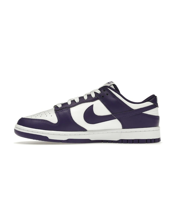 NIKE MEN'S DUNK LOW RETRO COURT PURPLE סניקרס נייקי דאנק לואו לבן וסגול לגברים
