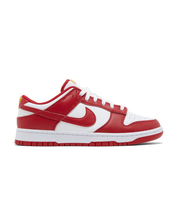NIKE MEN'S DUNK LOW RETRO GYM RED סניקרס נייקי דאנק לואו אדום ולבן לגברים