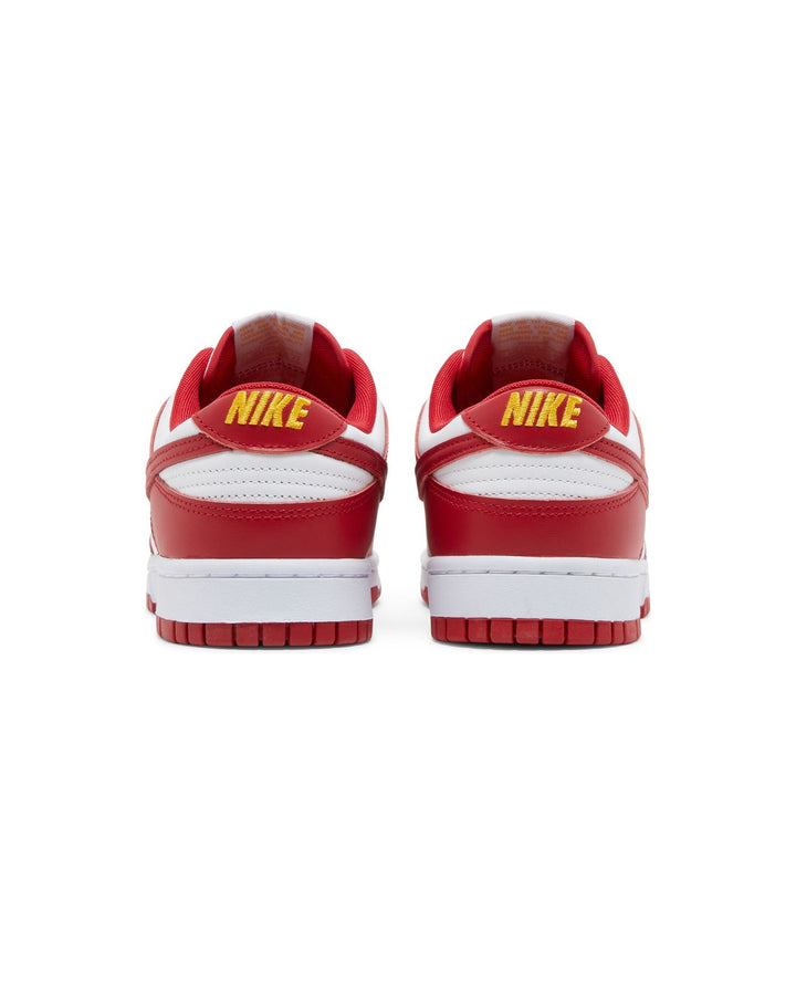 NIKE MEN'S DUNK LOW RETRO GYM RED סניקרס נייקי דאנק לואו אדום ולבן לגברים