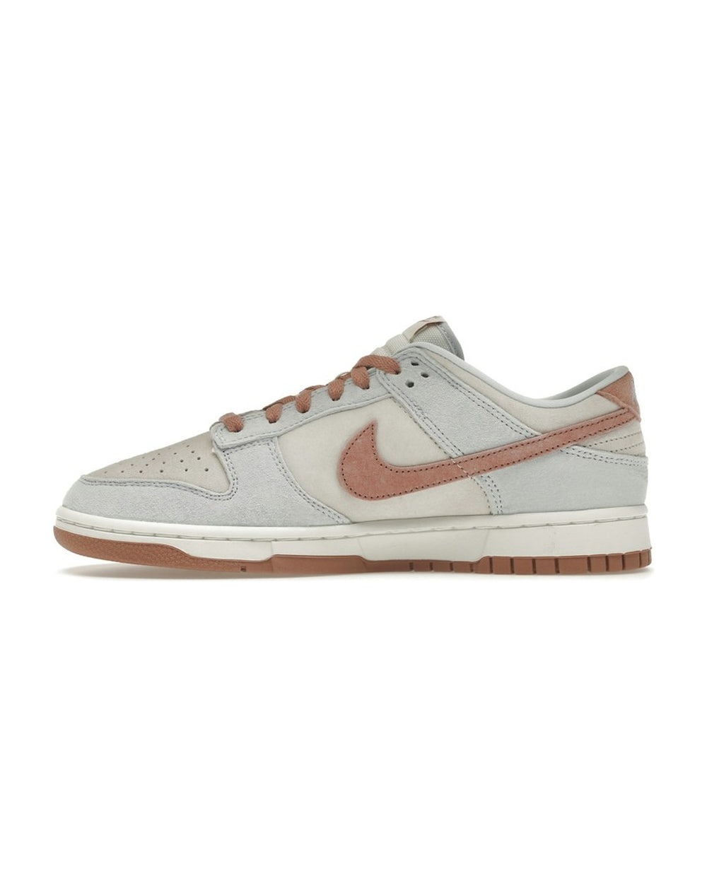 NIKE MEN'S DUNK LOW RETRO PREMIUM FOSSIL ROSE - סניקרס נייקי דאנק לואו פרימיום ורוד בהיר ושמנת לגברים - תמונה 2