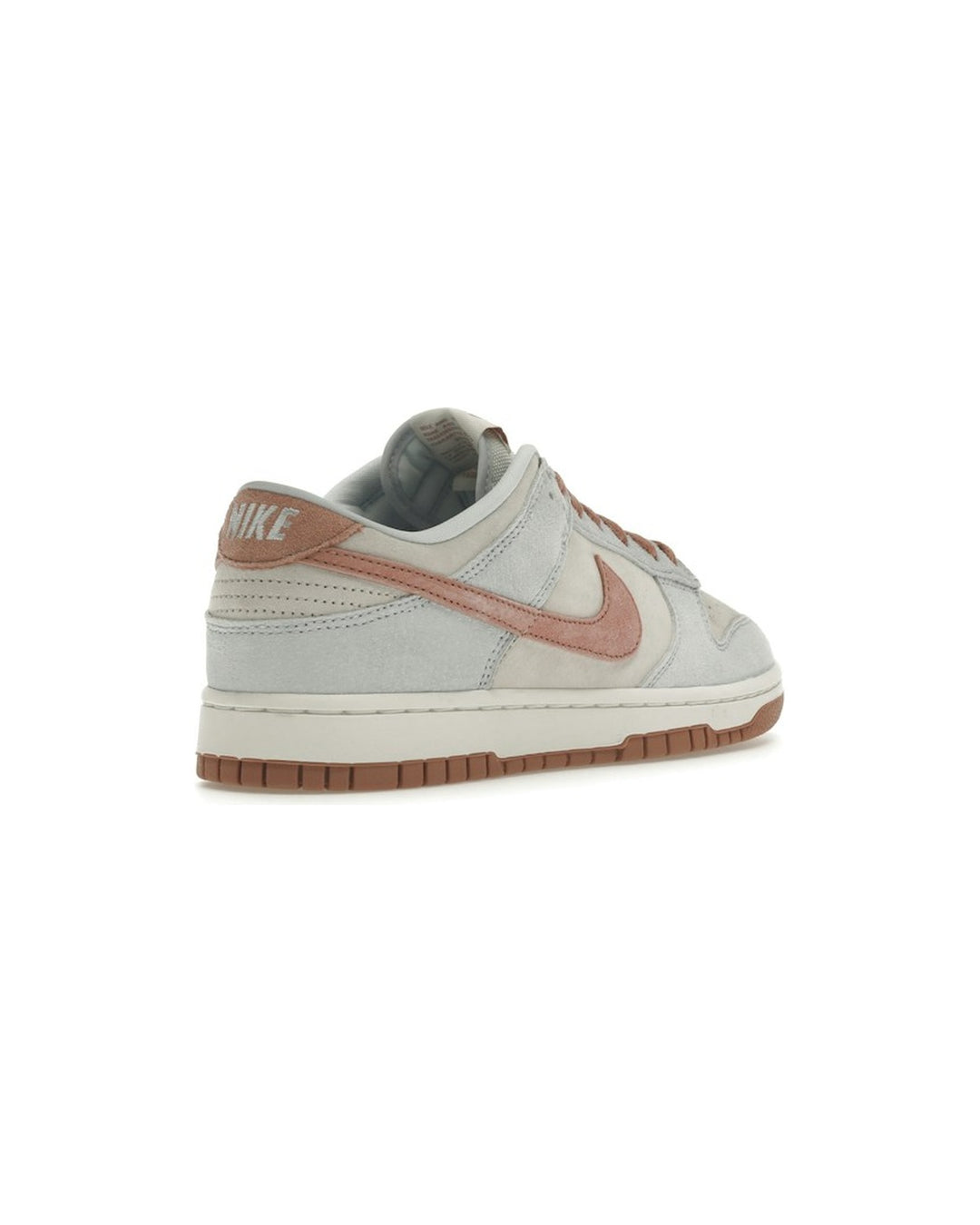 NIKE MEN'S DUNK LOW RETRO PREMIUM FOSSIL ROSE - סניקרס נייקי דאנק לואו פרימיום ורוד בהיר ושמנת לגברים - תמונה 4