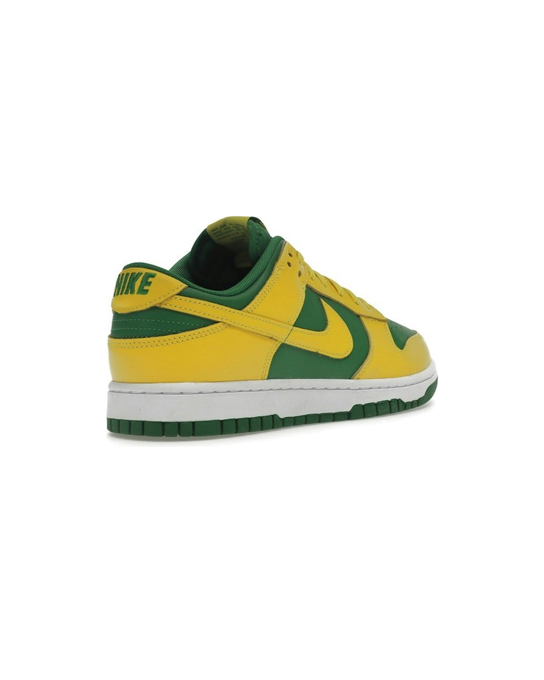 NIKE UNISEX DUNK LOW RETRO REVERSE BRAZIL - סניקרס נייקי דאנק לואו ירוק וצהוב יוניסקס - תמונה 4