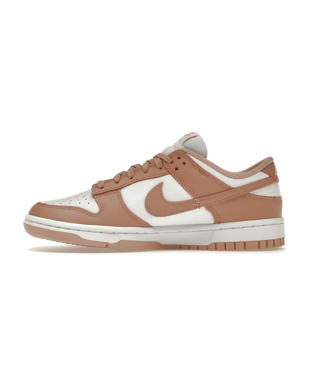 NIKE WOMEN'S DUNK LOW ROSE WHISPER - סניקרס נייקי דאנק לואו לבן וחום-ורוד לנשים - תמונה 2