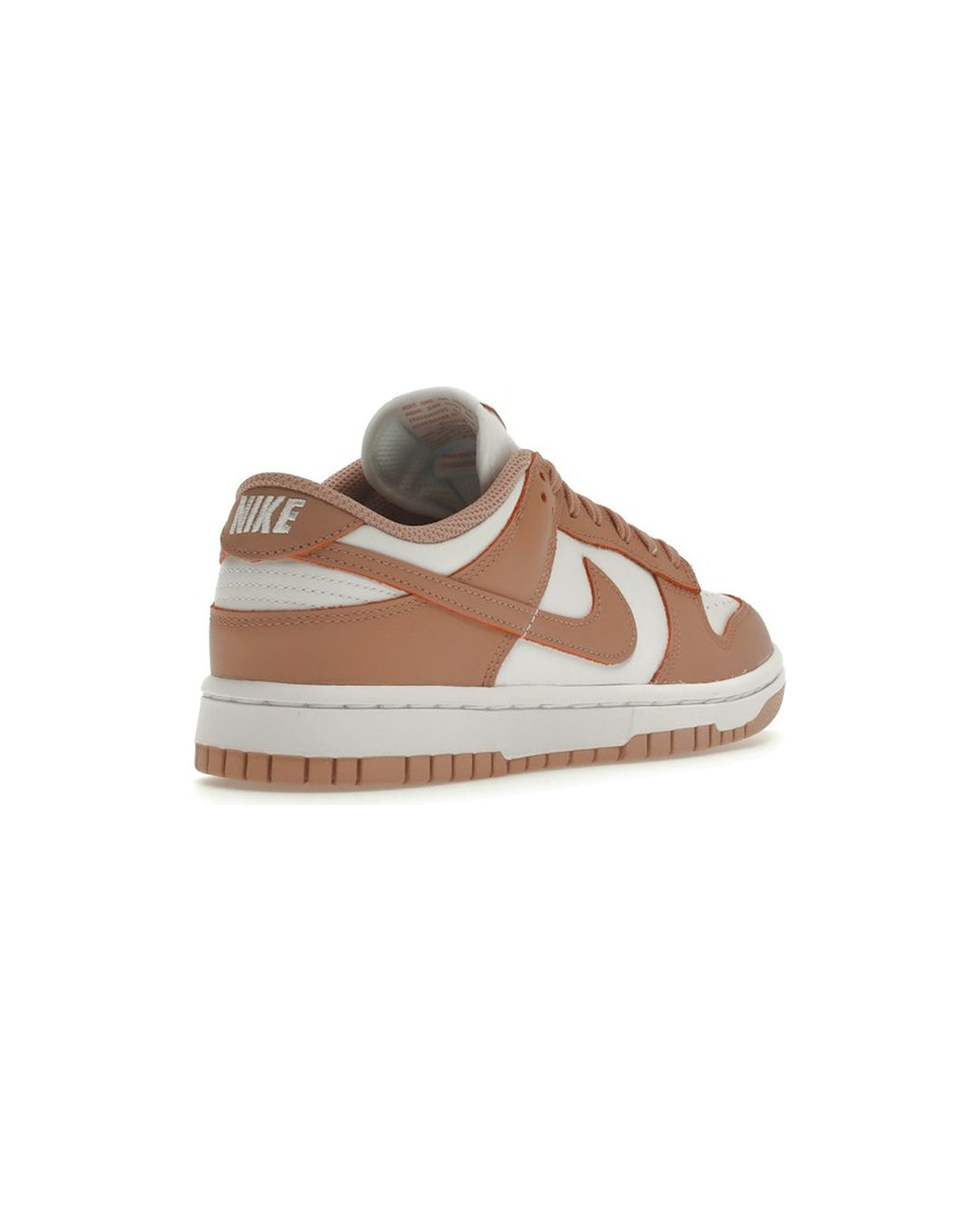 NIKE WOMEN'S DUNK LOW ROSE WHISPER - סניקרס נייקי דאנק לואו לבן וחום-ורוד לנשים - תמונה 4