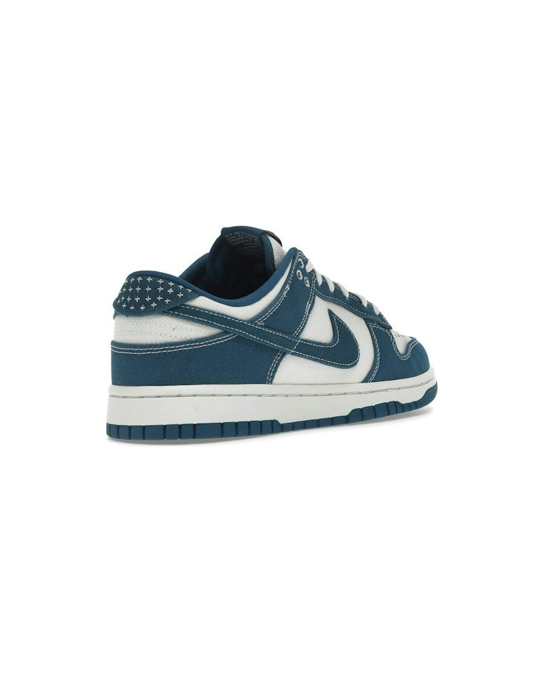 NIKE MEN'S DUNK LOW RETRO SE SASHIKO SUMMIT WHITE INDUSTRIAL BLUE סניקרס נייקי דאנק לואו סאשיקו לבן וכחול לגברים