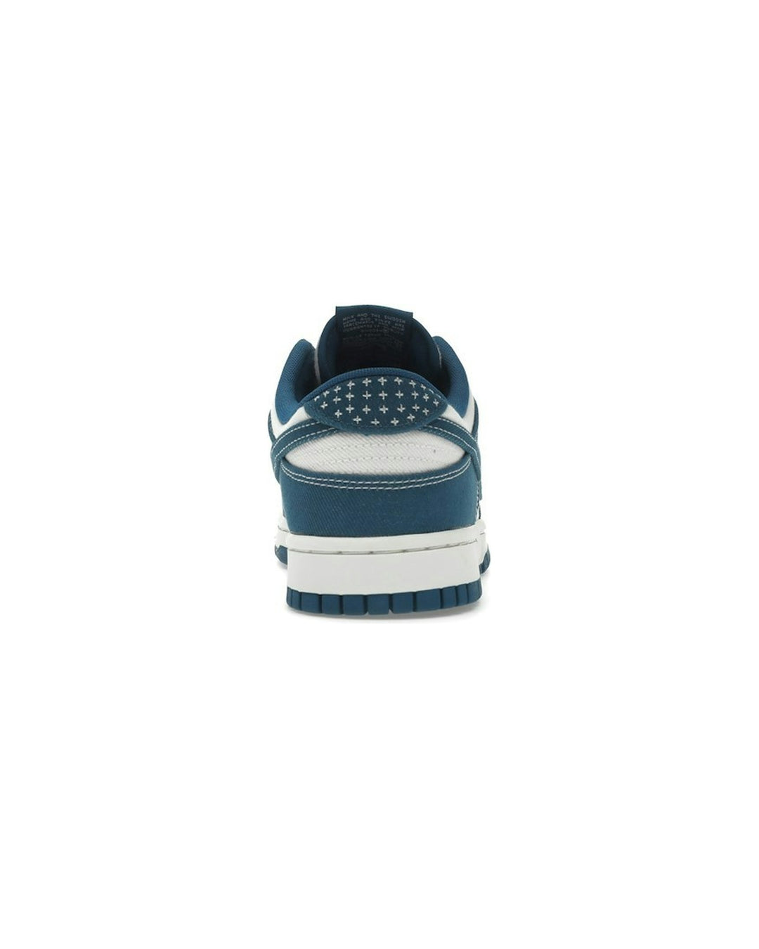 NIKE MEN'S DUNK LOW RETRO SE SASHIKO SUMMIT WHITE INDUSTRIAL BLUE סניקרס נייקי דאנק לואו סאשיקו לבן וכחול לגברים