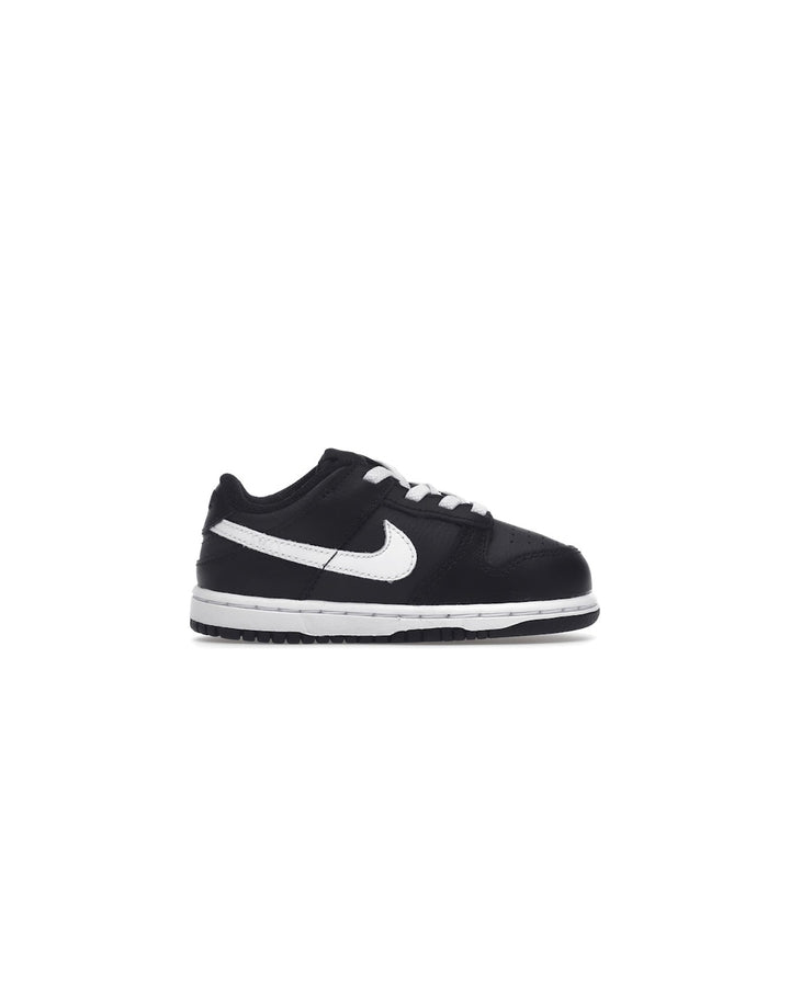 NIKE KIDS' DUNK LOW TD BLACK WHITE