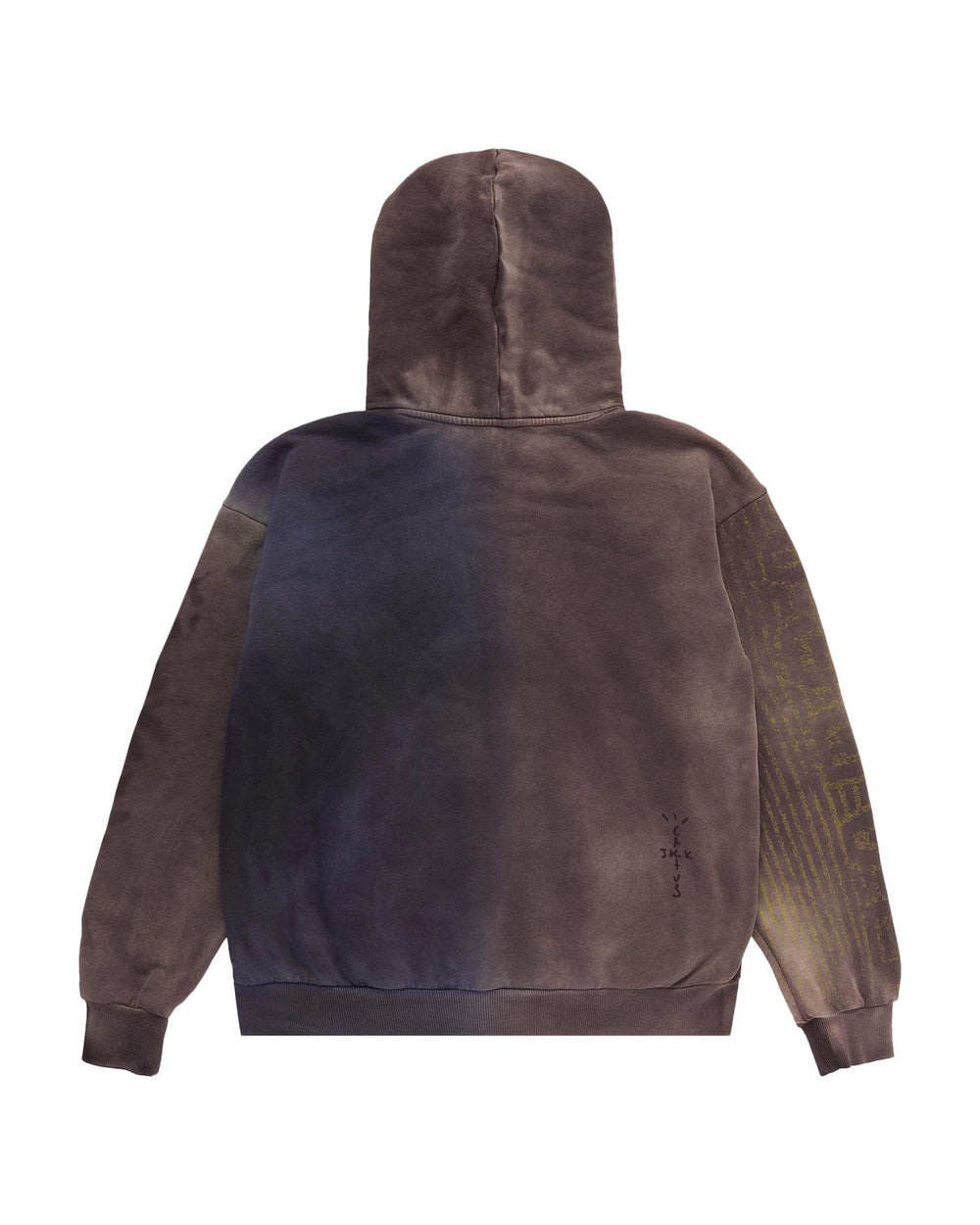 NIKE FC BARCELONA SPLIT-DYE CREST HOODIE X TRAVIS SCOTT - גב