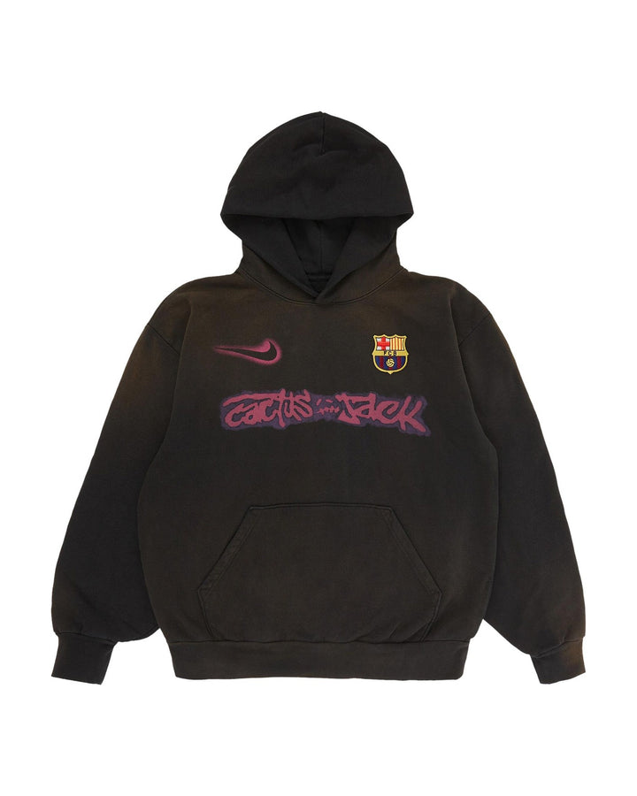 NIKE FC BARCELONA SPRAY LOGO HOODIE X TRAVIS SCOTT - חזית