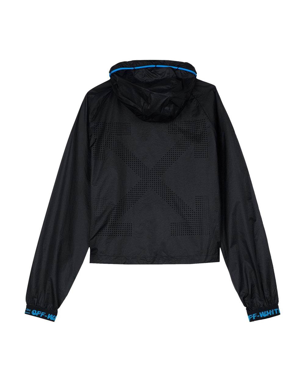 NIKE WOMEN'S JACKET X OFF-WHITE ATHLETE IN PROGRESS BLACK - ז׳קט נייקי אוף-וויט אתלט אין פרוגרס שחור לנשים - תמונה 2