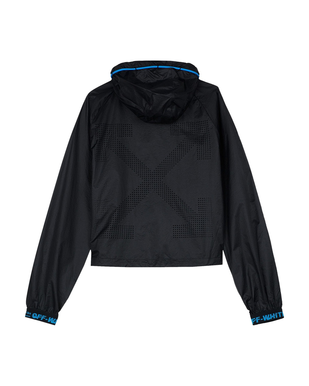 NIKE WOMEN'S JACKET X OFF-WHITE ATHLETE IN PROGRESS BLACK - ז׳קט נייקי אוף-וויט אתלט אין פרוגרס שחור לנשים - תמונה 2