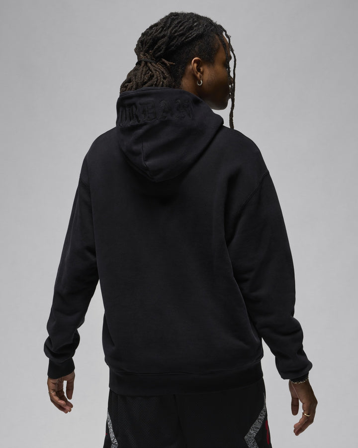 NIKE MEN'S JORDAN HOODIE X AWAKE NY BLACK - קפוצ׳ון נייקי ג׳ורדן אווייק ניו יורק שחור לגברים - תמונה 5