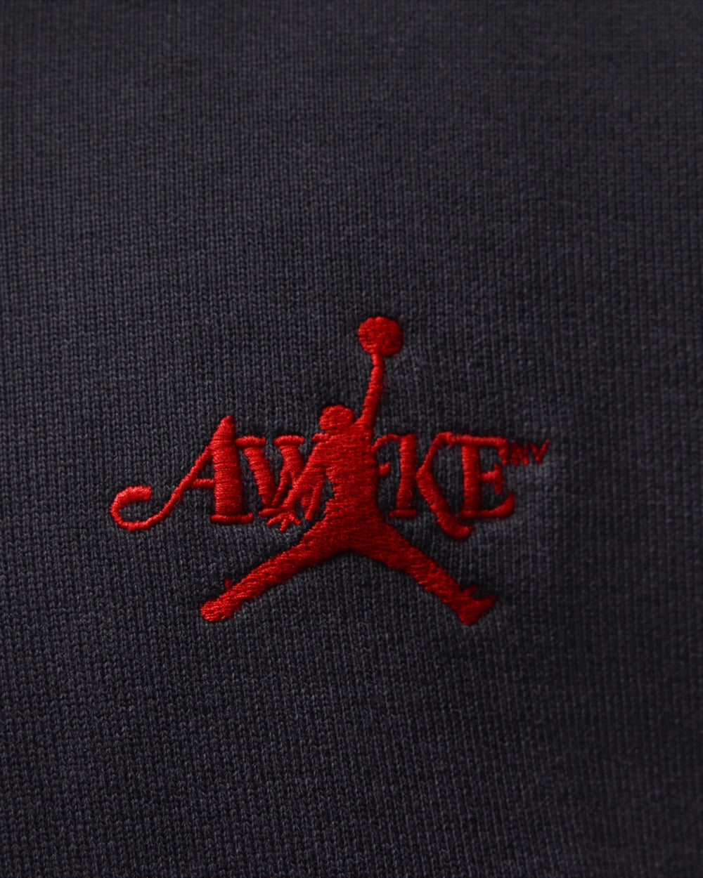 NIKE MEN'S JORDAN HOODIE X AWAKE NY BLACK - קפוצ׳ון נייקי ג׳ורדן אווייק ניו יורק שחור לגברים - תמונה 2