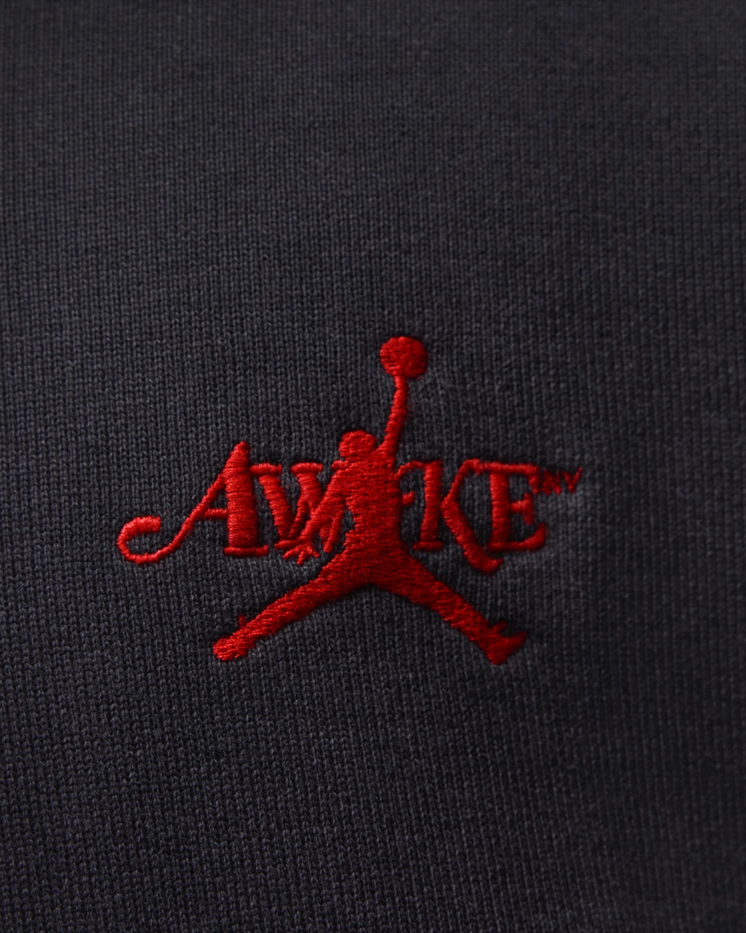 NIKE MEN'S JORDAN HOODIE X AWAKE NY BLACK - קפוצ׳ון נייקי ג׳ורדן אווייק ניו יורק שחור לגברים - תמונה 2