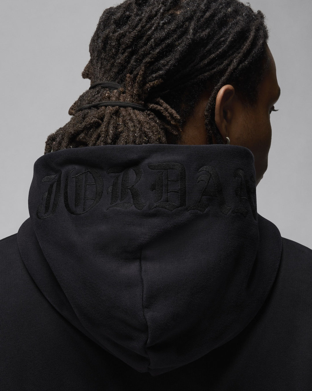 NIKE MEN'S JORDAN HOODIE X AWAKE NY BLACK - קפוצ׳ון נייקי ג׳ורדן אווייק ניו יורק שחור לגברים - תמונה 3