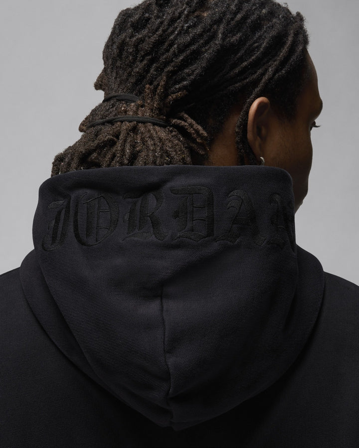 NIKE MEN'S JORDAN HOODIE X AWAKE NY BLACK - קפוצ׳ון נייקי ג׳ורדן אווייק ניו יורק שחור לגברים - תמונה 3