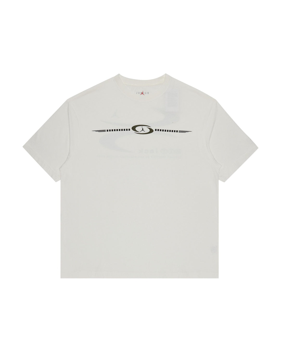 NIKE MEN'S JORDAN T-SHIRT X TRAVIS SCOTT SAIL - טי שירט נייקי ג׳ורדן טראוויס סקוט שמנת לגברים - תמונה 1