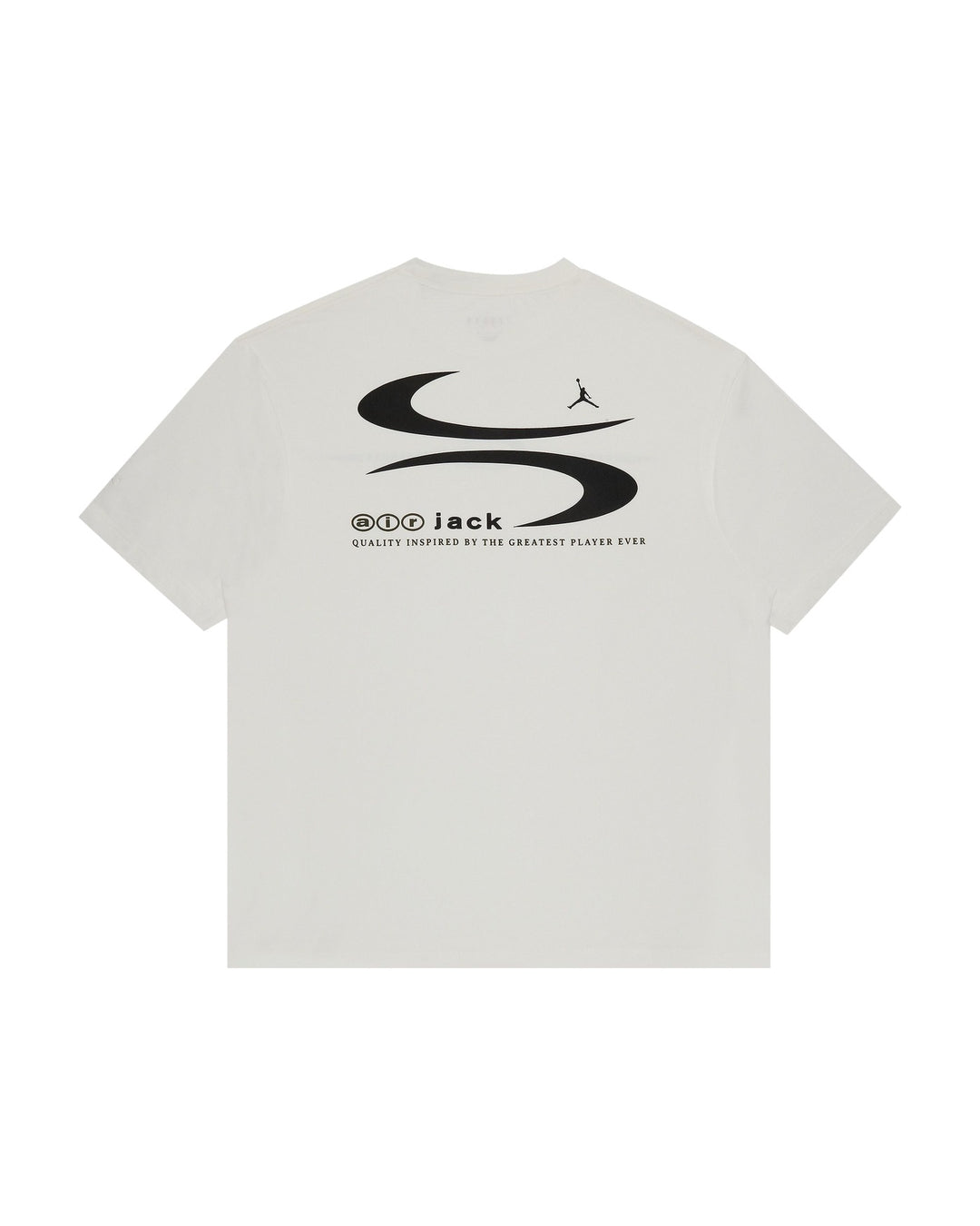 NIKE MEN'S JORDAN T-SHIRT X TRAVIS SCOTT SAIL - טי שירט נייקי ג׳ורדן טראוויס סקוט שמנת לגברים - תמונה 2