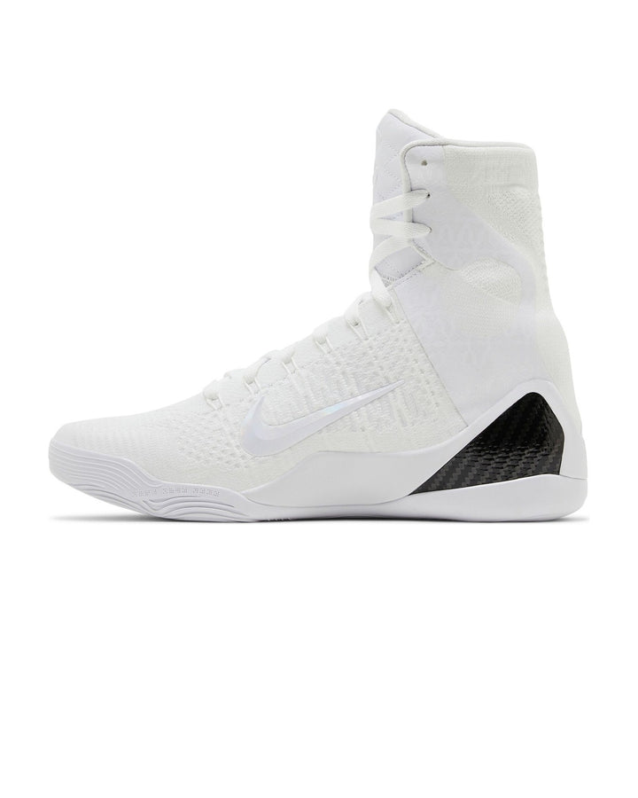 NIKE UNISEX KOBE 9 ELITE PROTRO HALO נעלי כדורסל נייקי קובי 9 עלית פרוטרו לבן יוניסקס