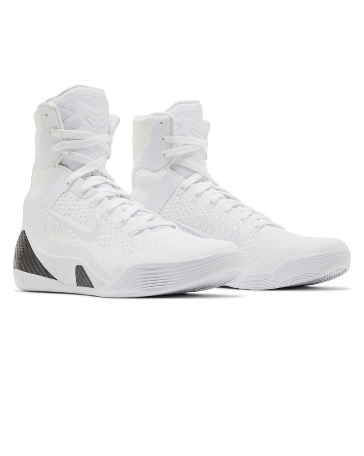 NIKE UNISEX KOBE 9 ELITE PROTRO HALO נעלי כדורסל נייקי קובי 9 עלית פרוטרו לבן יוניסקס