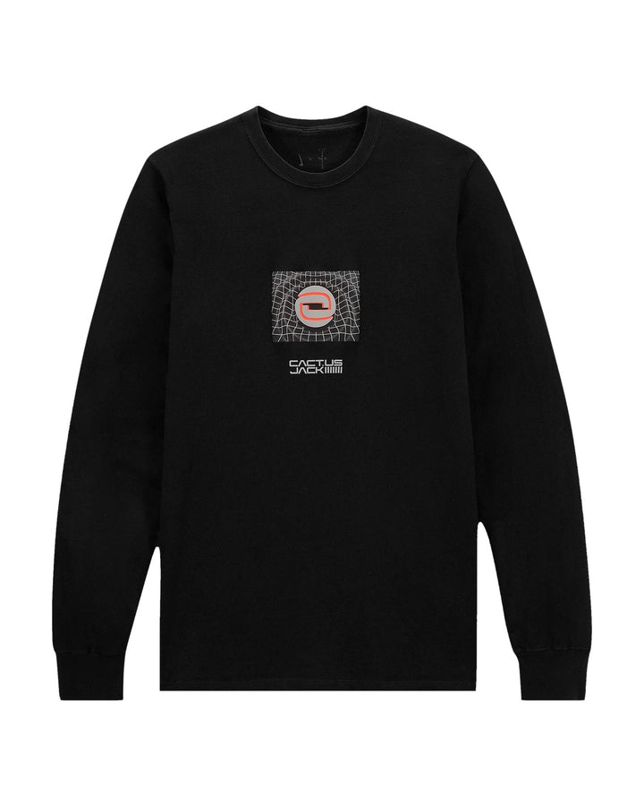 NIKE UNISEX NRG LONG SLEEVE TEE X TRAVIS SCOTT BLACK - חולצת שרוול ארוך נייקי טראוויס סקוט שחור יוניסקס - תמונה 1