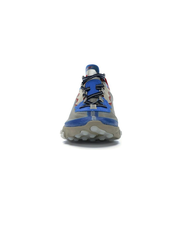 NIKE MEN'S REACT ELEMENT 87 X UNDERCOVER LIGHT BEIGE CHALK - סניקרס נייקי ריאקט אלמנט 87 אנדרקאבר כחול אפור ואדום לגברים - תמונה 5