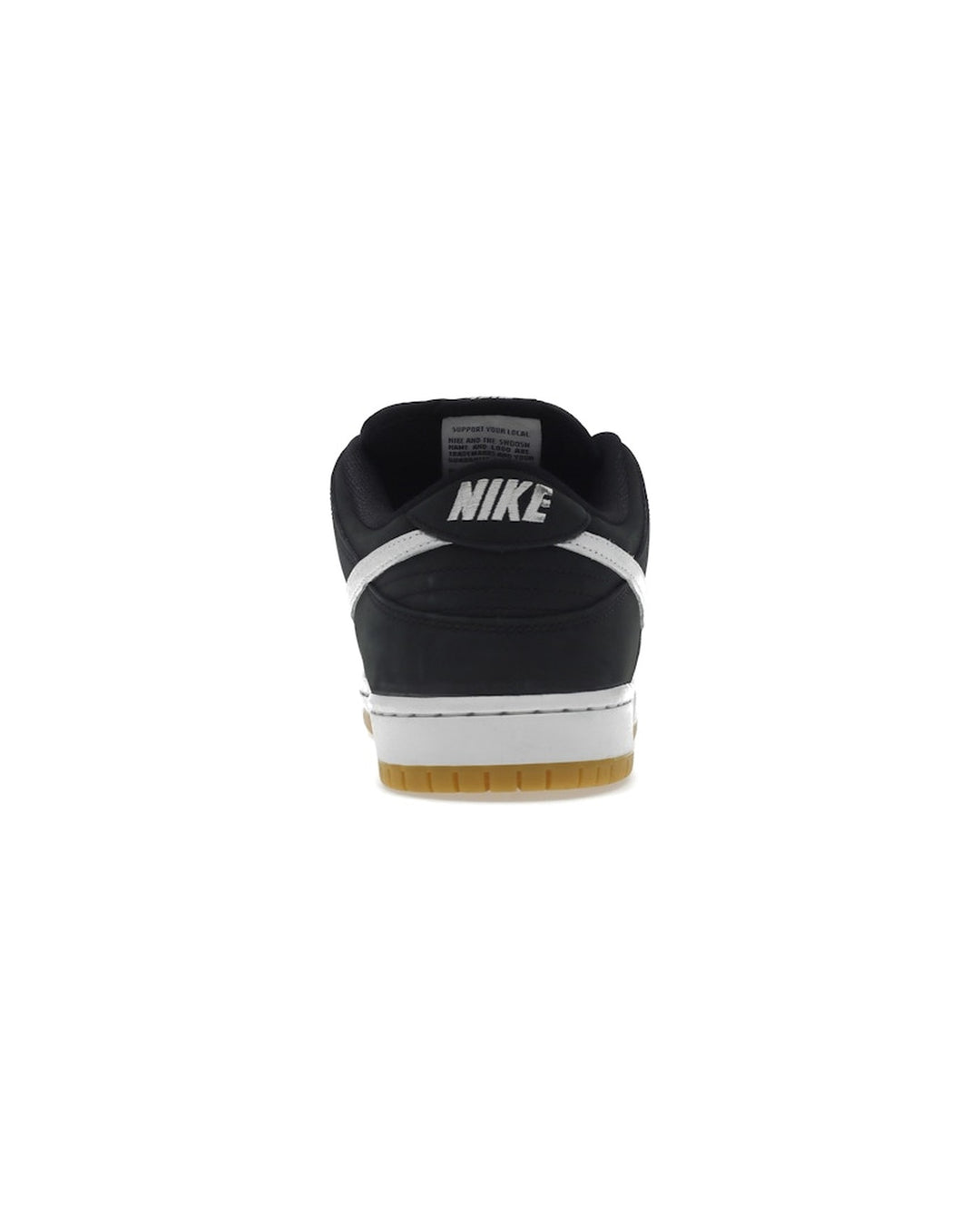 NIKE UNISEX SB DUNK LOW PRO BLACK GUM