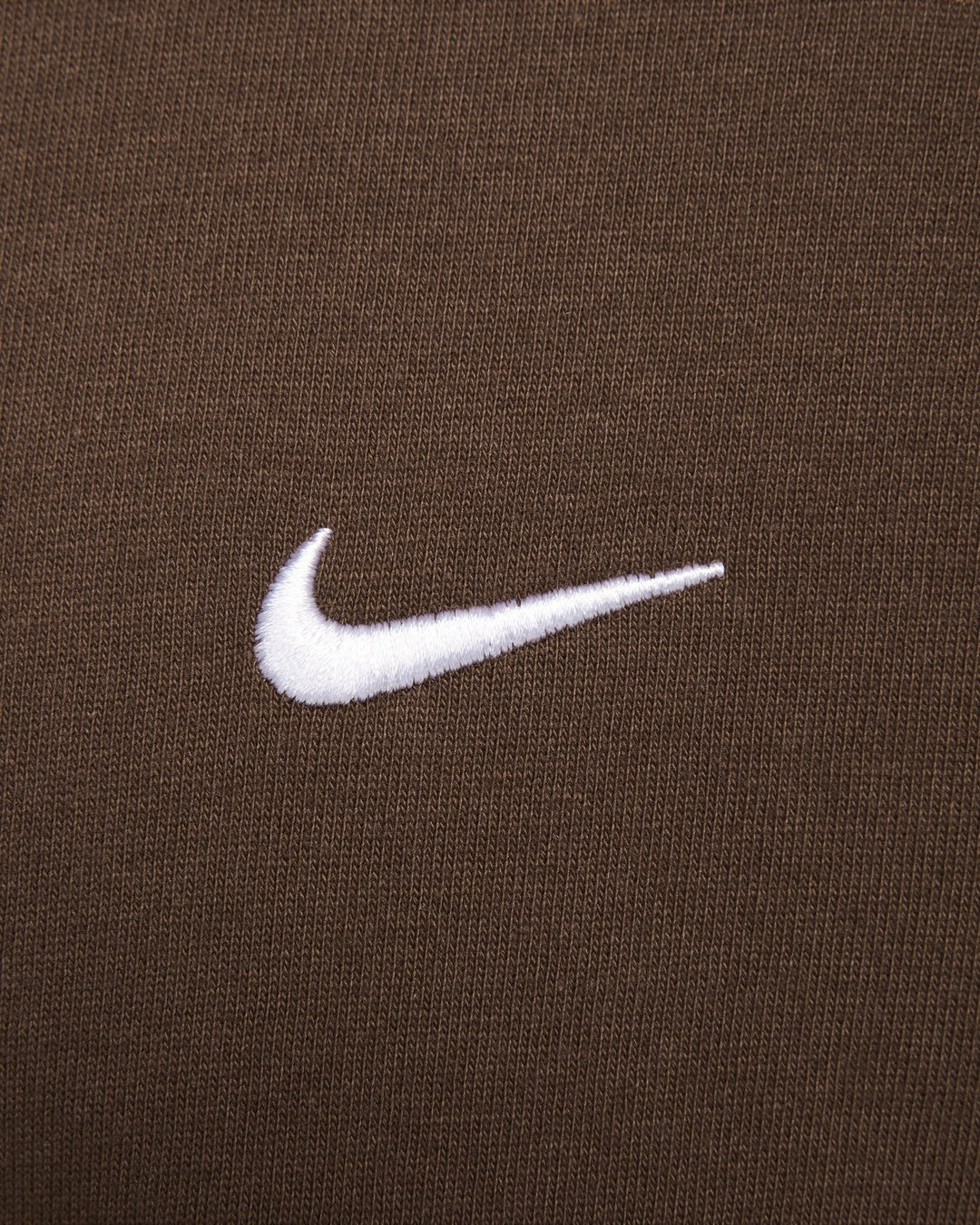 NIKE MEN'S SWOOSH T-SHIRT X JACQUEMUS CACAO WOW - טי שירט נייקי ז׳קמוס חום לגברים - תמונה 3