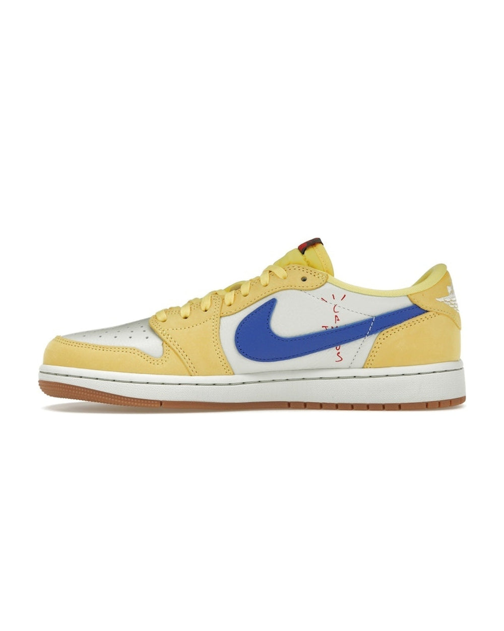 NIKE WOMEN'S AIR JORDAN 1 LOW OG X TRAVIS SCOTT CANARY DZ4137-700